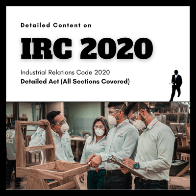Industrial Relations Code, 2020